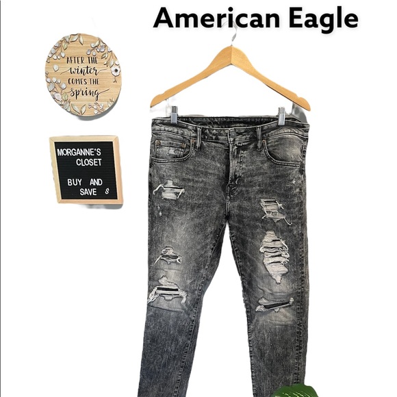 American Eagle Outfitters Other - American Eagle Grey Faded Style Size 34X30 Denim
